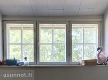 Toisen kerroksen lyhtyikkunat