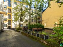 Rauhaisa ja viihtyisä sisäpiha