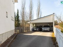 Kahden auton katos ja lämmin 25m2 varastotila