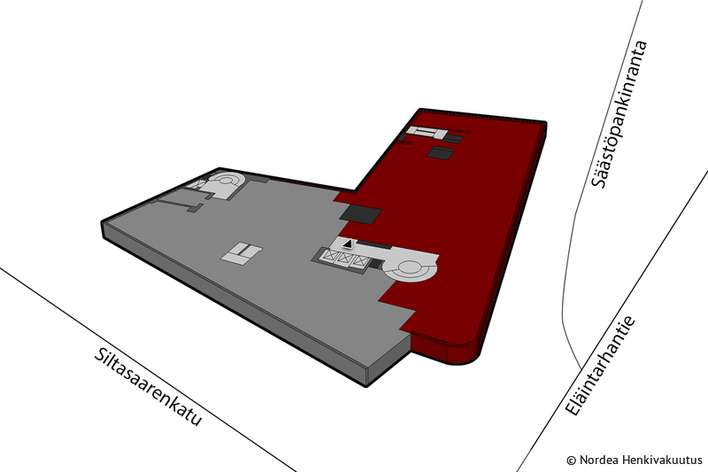 Liiketila, 598 m², Hakaniemi – pohled 3