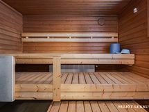 Saunassa on myös ikkuna