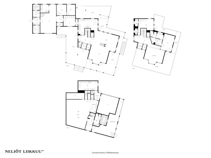 Omakotitalo, 6h+keittiöt+aula+ruokailutila+kph+3xsauna+pukuh+vh+5wc+kirjasto+kuntosali+elokuvateatteri, 364/654 m², Aitoniemi - Näkymä 2