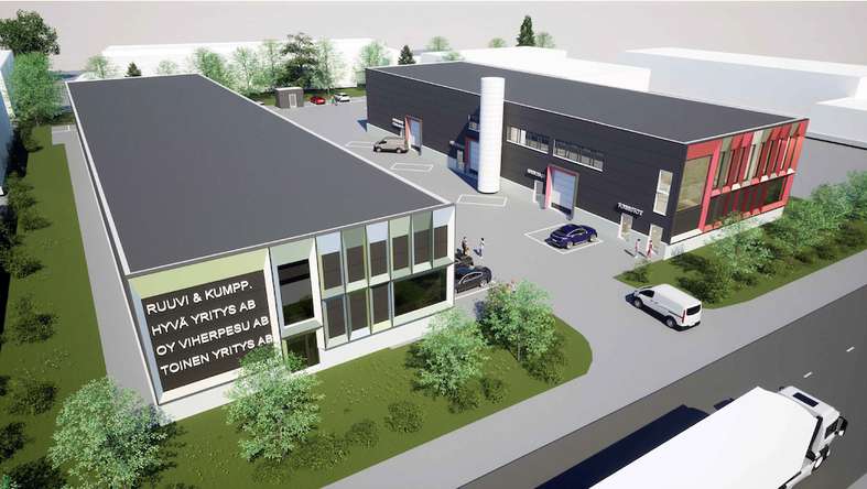 Liiketila, 907 m², Koivuhaka