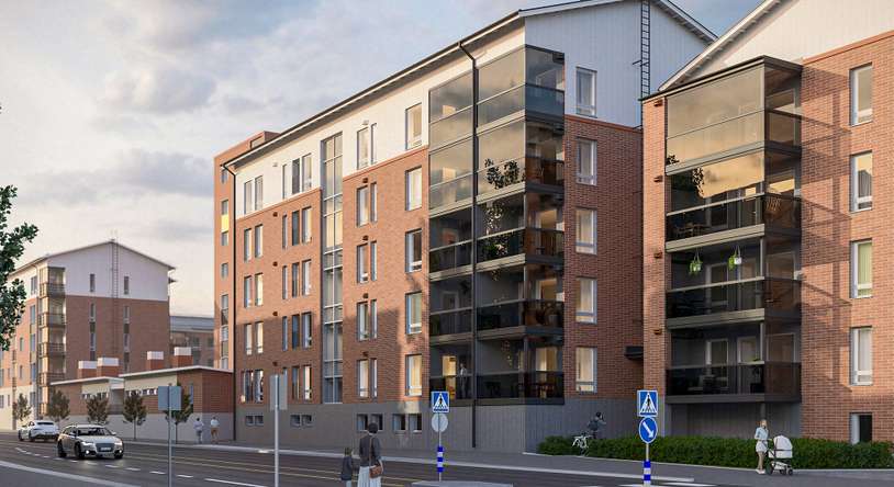 Kerrostalo, 2h+kt+s, 40 m², Klemettilä – pohled 4