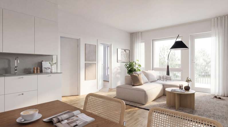 Kerrostalo, 3h+kt+s, 62,5 m², Raisio - Näkymä 3