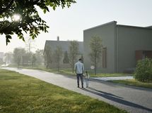 Julkisivu ja ulkonäkö muovautuvat suunnittelijan sekä rakennushankkeeseen ryhtyvän toimesta.