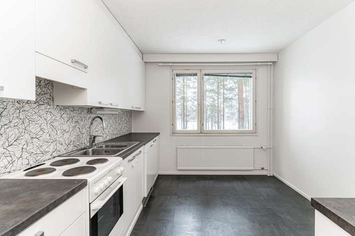 Kerrostalo, 2h,k,kph/wc, sauna,lasitettu parv., 54 m², Niittyaro – pohled 3