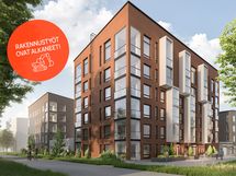 Hatanpään Botanica on kuusikerroksinen kerrostalo, jossa on 46 laadukasta Lapti-kotia, aina yksiöistä ylimmän kerroksen kolmen huoneen kotiin. Viitteellinen kuva.