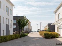 Sisäpihan tunnelmaa