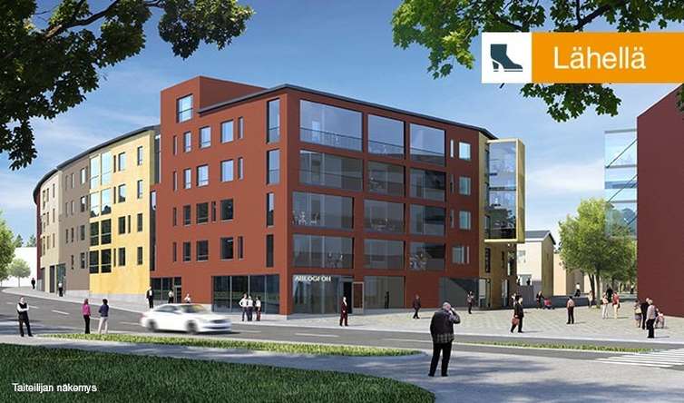 Kerrostalo, 3h+kt+s+et+lasitet.parveke, 75 m², Kuninkaantammi – pohled 3