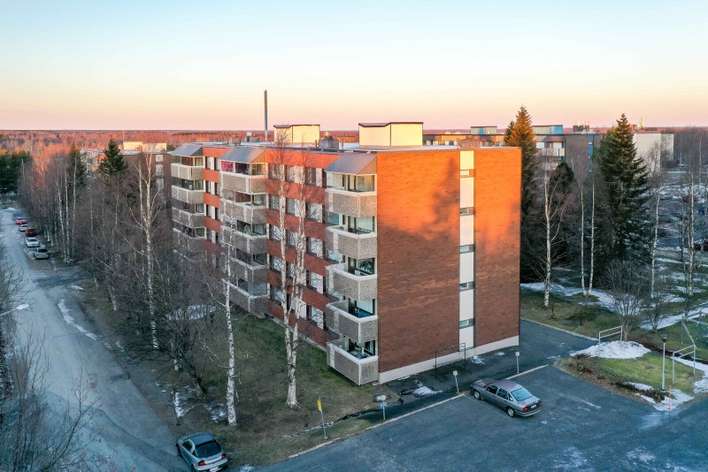 Kerrostalo, et, k, oh, mh, ph + lasitettu parveke, 61,7 m², Suensaari, Tornio