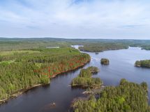 Heinävesi Pilppa Karjalansaari, tontit merkitty