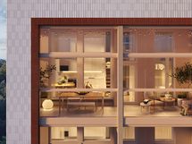 Havainnekuva kohteen julkisivusta