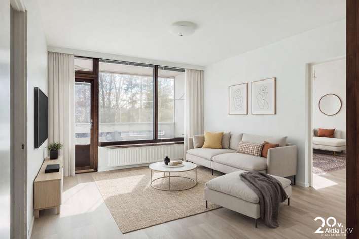 Kerrostalo, 4h,k,p (lasitettu), 91,4 m², Pohjois-Haaga, Helsinki