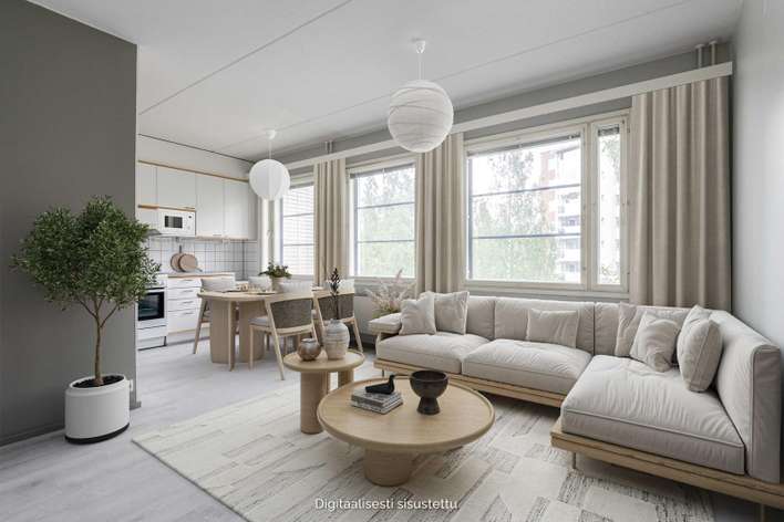 Kerrostalo, 2H+K+S, 50 m², Kuokkala, Jyväskylä