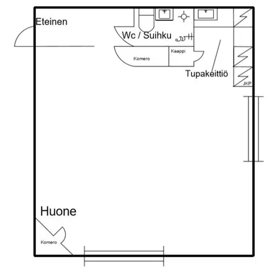 Kerrostalo, 1h + avok, 32 m², Kallio - View 4