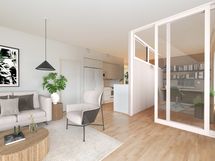 visualisointikuva lisähuoneella