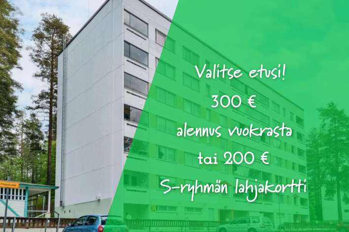 Kerrostalo, 1h+kk, 32 m², Puistomäki, Hämeenlinna