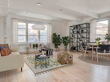 Digistailattu havainnekuva asunnosta.