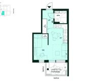 Kodin pohjapiirros (1h+kt+alk., 32,5 m²)