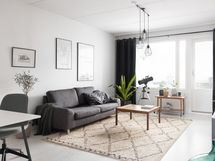 Huolellisesti kunnostettu koti luo viihtyisyyttä