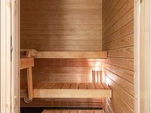 Huoneistossa oma sauna.