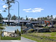 Maatyöt alkaneet, Rakennuslupa myönnetty.