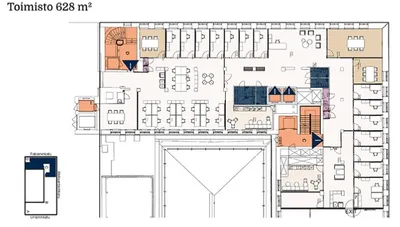 Toimitila, 628 m², Kluuvi - View 2