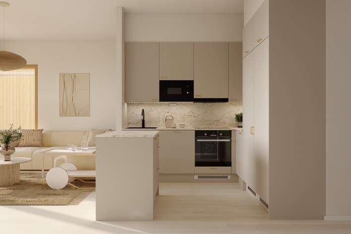Huvila, 3mh+oh/rt+kt+2xkph/khh+s+var., 92/95 m², Olarinluoma, Espoo