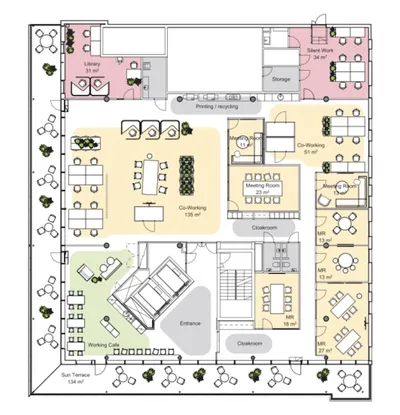 Toimitila, 580 m², Kamppi - View 2