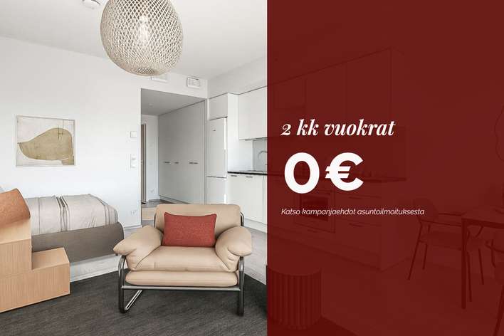 Kerrostalo, 1h+kt+parv, 31 m², Vähäheikkilä, Turku