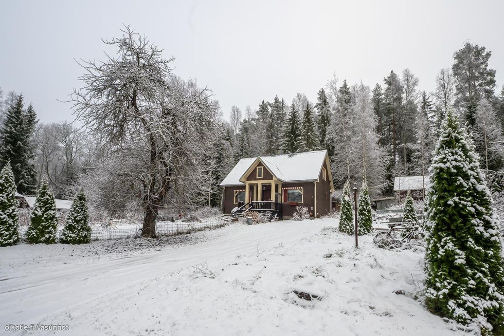 Mukavan kokoinen koti isolla 3130 m²:n tilalla lampinäkymin.
