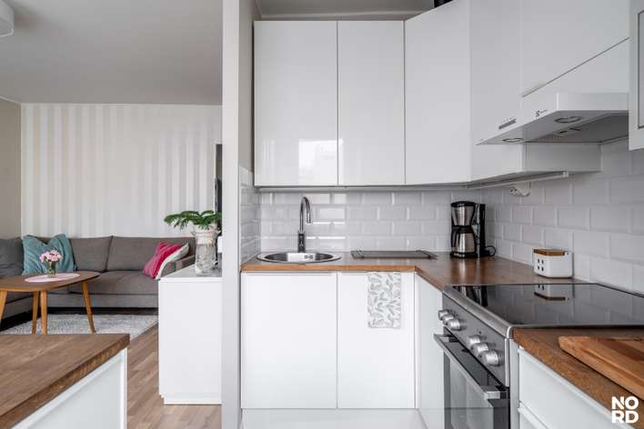 Kerrostalo, 2h+avok+kph+parveke, 45,5 m², Punavuori – pohled 3