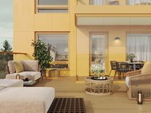 Asunto A32, 3h+kt+s/vh, 72,5 m2, terassi, taiteilijan näkemys