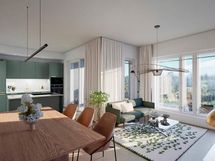 Koti A 04 | 73,5 m2 | 3–4H+KT+S | Visualisointi