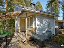 Sauna rakennus.