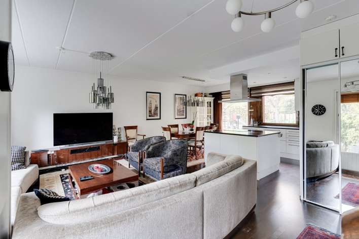 Rivitalo, 4h+ k+ s + lasitt. parveke, terassi,piha, 99,5 m², Olari, Espoo
