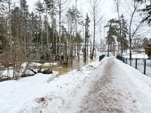 Alueella on hyvät ulkoilumahdollisuudet.