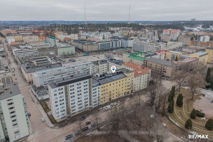 Kerrostalo, 1h, alkovi, kk, 32 m², Keskusta, Lahti