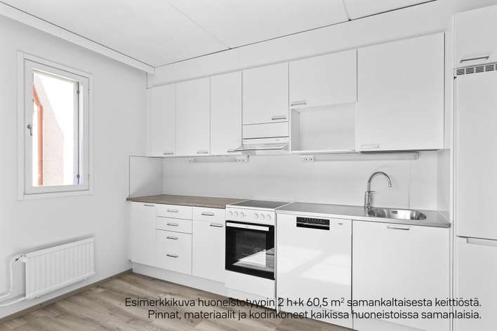 Kerrostalo, 2H+K, 60,5 m², Tapanila, Helsinki