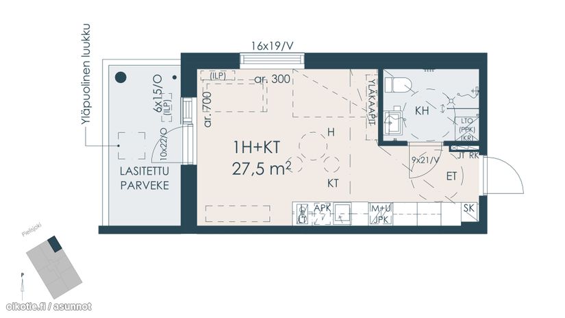 Asuntoilmoituksen kuva