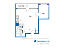 Erittäin hyvä, avoin ja valoisa pohjaratkaisu.