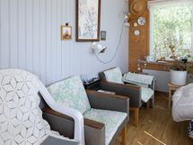 Kuisti sisääntulossa / Veranda intill ingången