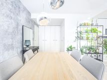 tilava ja valoisa koti