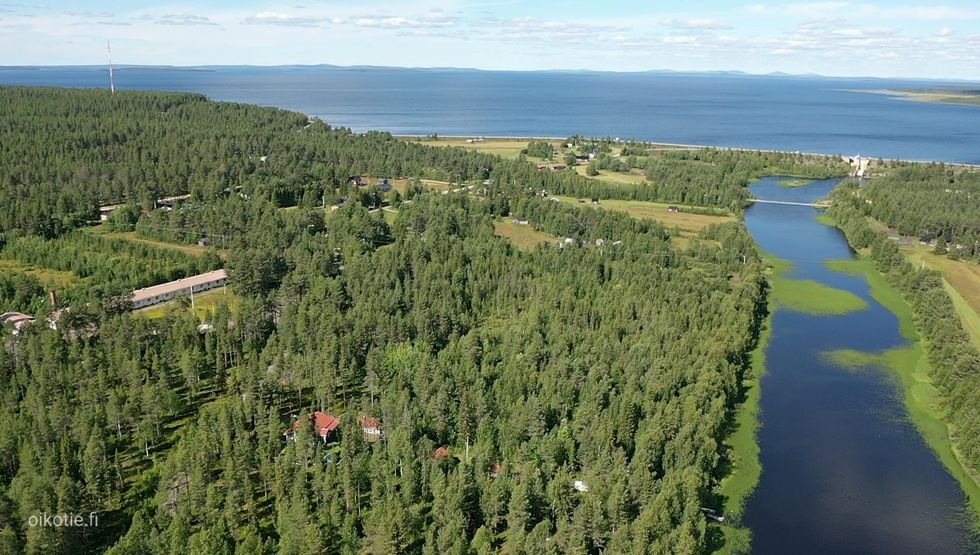 Näkymät Lokan tekojärvelle päin