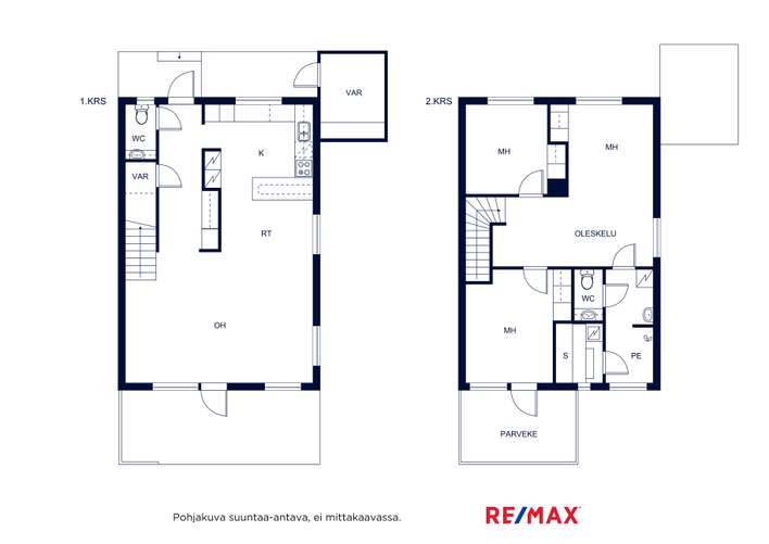 Rivitalo, 4-5h+k+wc+kph+s+lasit.parv+terassi+ak, 123,5 m², Sairionranta - Näkymä 3