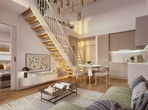 Havainnekuva tästä asunnosta.