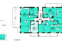 Espoon Tiira - 5. kerroksen kerrospohja (Talo E)