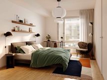 Visualisointi kodista A 33 (2h+kt+(s), 52 m²)