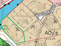 Tontti 3; myynnissä myös tontit 2 ja 4